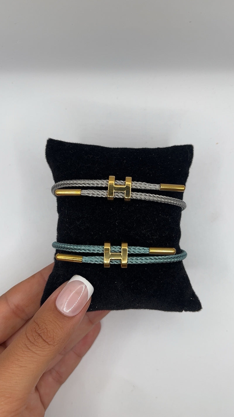 Bracelet tissu H